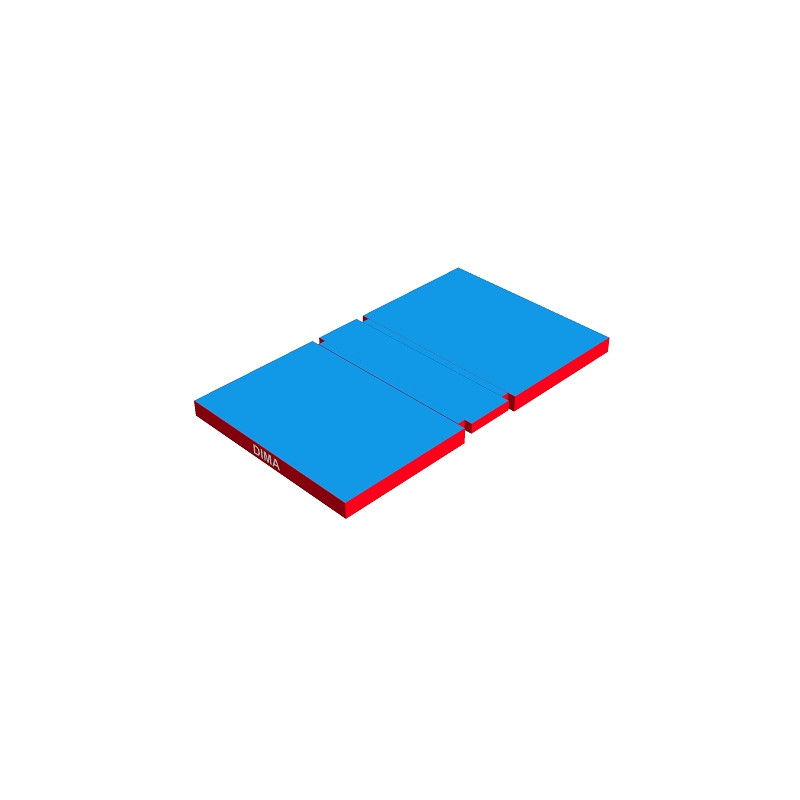 Matelas de reception repliable pour barres asymetriques 420 x 240 x 20 cm