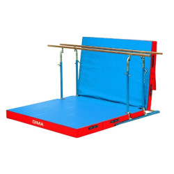 Barres mixtes a poseravec roulements et matelas integre