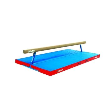 Poutre eps de gymnastiqueavec chariots de deplacement et matelas integre