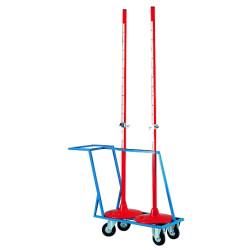 Chariot de transport pour poteaux hauteur