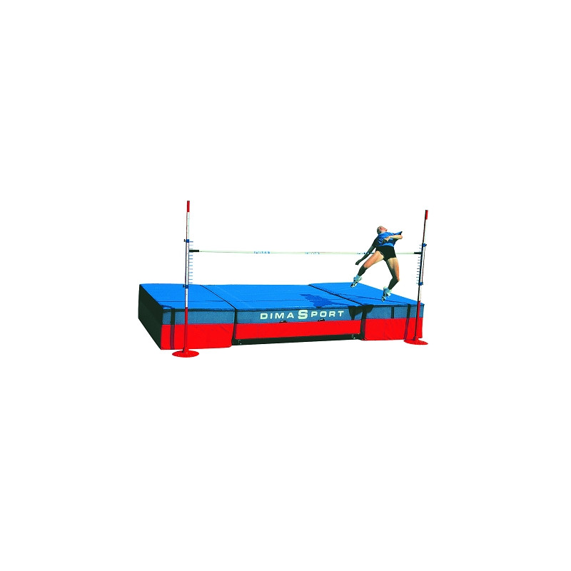 Matelas repliable en 3 partiessur caillebotis central