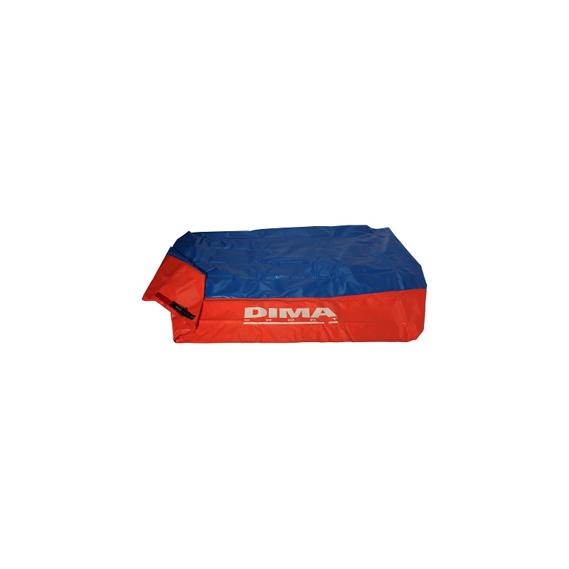 Bache intemperies pour sautoir repliable en 3 parties sur caillebotis (replie)