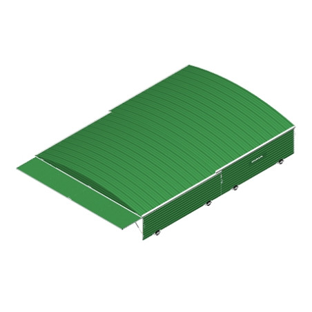 Garage sur roues fixes pour sautoir perche meeting7.85 x 5.60m