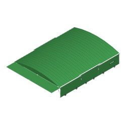 Garage integral sur roues fixes pour sautoir perche international8.60 x 6.70 m