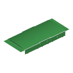 Garage sur roues fixes pour sautoir perche meeting double entrees10.60 x 5.60m