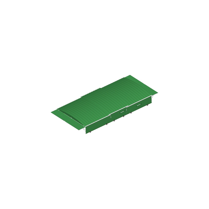 Garage sur roues fixes pour sautoir perche meeting double entrees10.60 x 5.60m