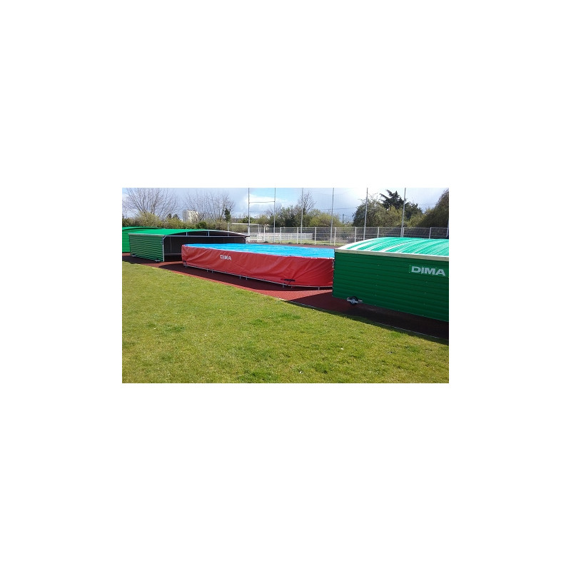 Garage sur roues fixes pour sautoir hauteur concept iii8.50 x 4.80m