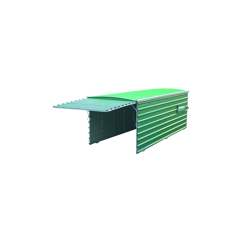 Garage / abri extérieur pour rangement matériel 5.10 x 2.20 x 1.90 m