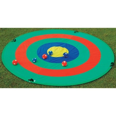 Cible diametre 150 cm et 6 balles velcro