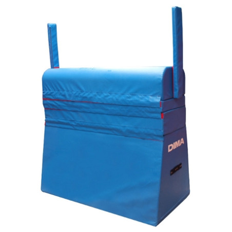 MAXI CHEVAL DE SAUT PARCOURS POLICEAVEC BARRIERES MOUSSES150 X 80 X 140 CM
