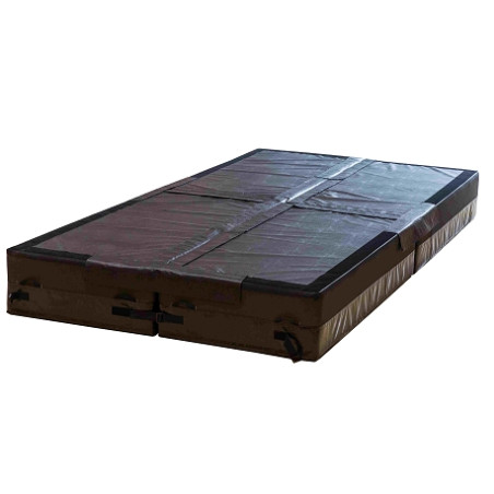 MATELAS DE CHUTE CIRQUE & SPECTACLEMONOBLOC NOIR JUXTAPOSABLE SOLIDAIRE TOTALE18KG/M2