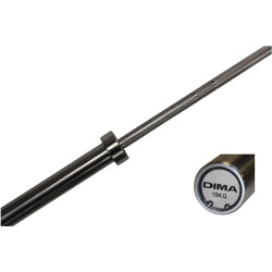 BARRE OLYMPIQUE DE MUSCULATION 15KG - CAPACITÉ 300KG - DIMASPORT