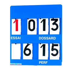 BLOC CHIFFRE DE REMPLACEMENT POUR PANNEAU D'AFFICHAGE | DIMASPORT