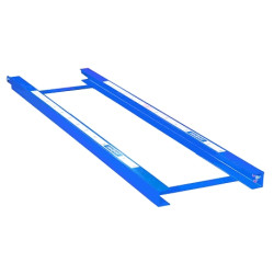 RAIL POUR SAUTOIRS DOUBLE ENTREESA FIXER OU A ENCASTRERSANS CHARIOT