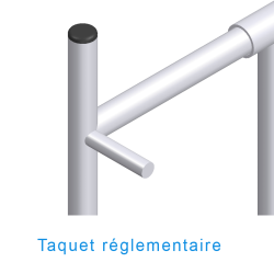 POTEAUX SAUT A LA PERCHE REPLIABLES -CERTIFIÉS WA |DIMASPORT