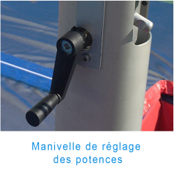 POTEAUX SAUT A LA PERCHE REPLIABLES -CERTIFIÉS WA |DIMASPORT
