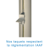 Poteaux hauteur aluminium grand championnat a manivellela paire