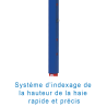 Haie internationale aluminium peinte